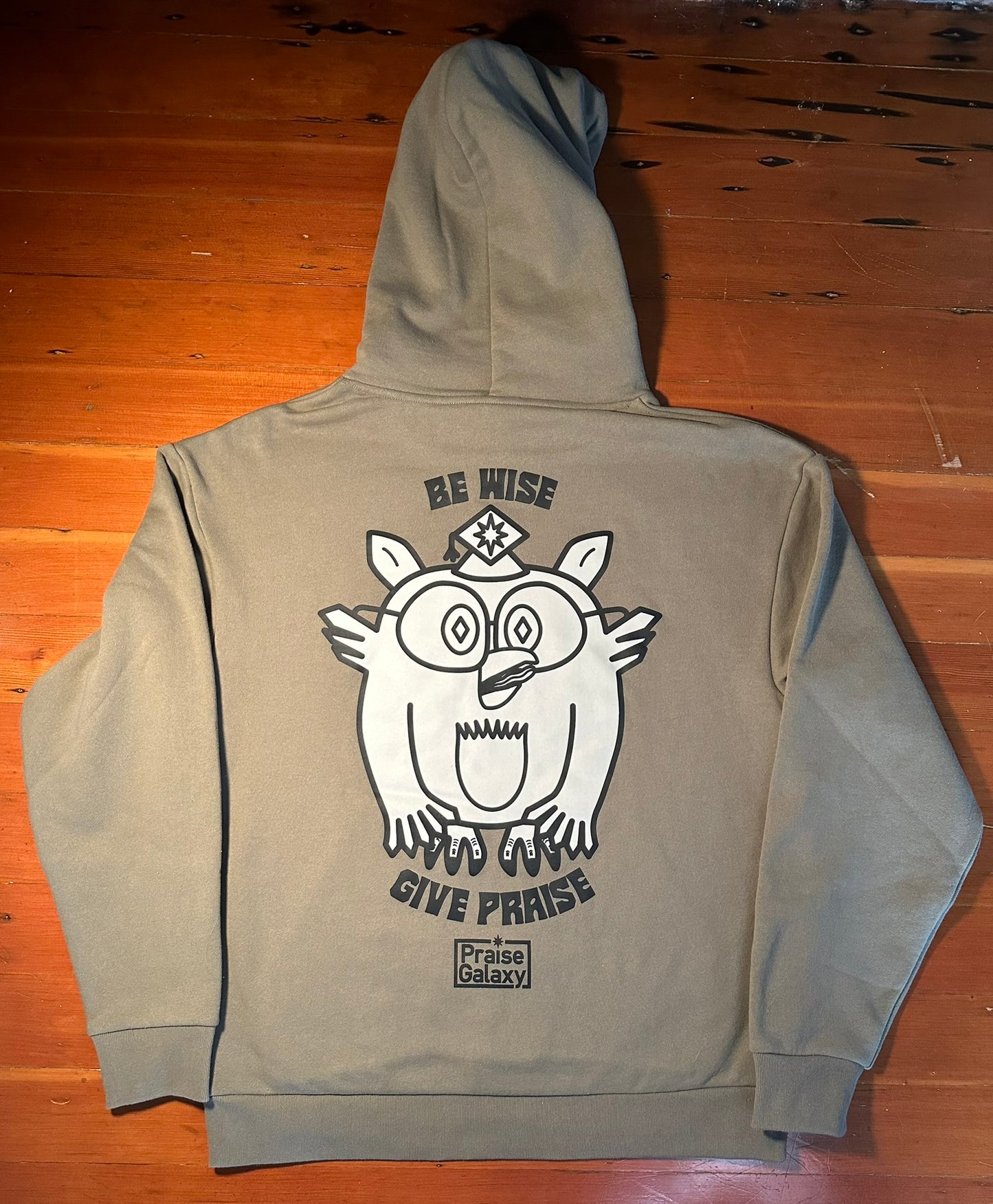 Olive Be Wise Hoodie